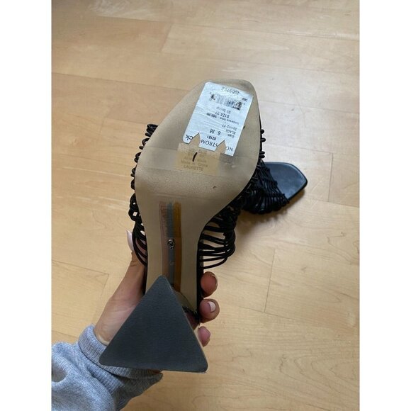 Sam Edelman "Laurette" BNWT strappy sandal black Womens NEW - Picture 8 of 10